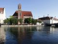 Landshut an der Isar - die Heiliggeistkirche und das Heiliggeist Spital