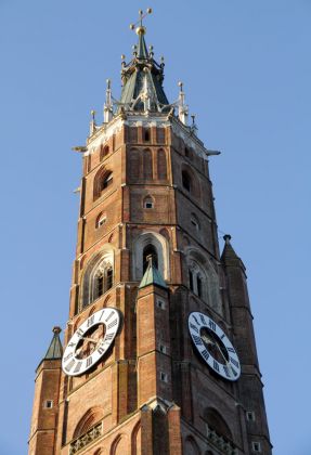 Landshut an der Isar - der Turm der St. Martin Kirche Landshut an der Isar - der Turm der St. Martin Kirche