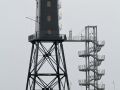 Deutschland, Niedersachsen - Quermarkenfeuer Wremer Tief, der zehn Meter hohe Leuchtturm 'Kleiner Preusse' des Baujahres 1906 in Wremen an der Wesermündung