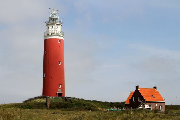 Niederlande, Nordspitze der Nordseeinsel Texel - der 47 Meter hohe Leuchtturm Eierland des Baujahres 1864 Niederlande, Nordspitze der Nordseeinsel Texel - der 47 Meter hohe Leuchtturm Eierland des Baujahres 1864