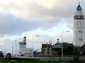 Niederlande, de Vuurtoren van Harlingen - der 21 Meter hohe alte Leuchtturm von Harlingen der Bauzeit 1920 bis 1922