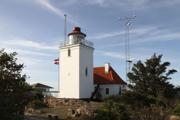Leuchttürme Dänemark - Hammerodde Fyr oder Lille Fyr des Baujahres 1895 auf dem Hammeren an der Nordspitze der Ostseeinsel Bornholm Leuchttürme Dänemark - Hammerodde Fyr oder Lille Fyr des Baujahres 1895 auf dem Hammeren an der Nordspitze der Ostseeinsel Bornholm