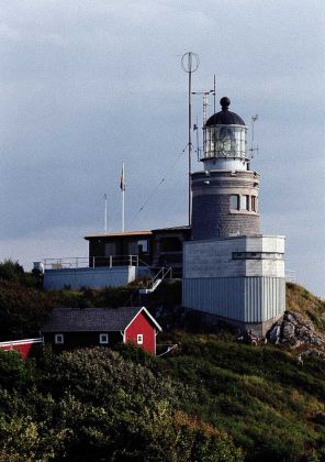 Leuchttürme Schweden - Kullens Fyr im Kullaberg Naturreservat bei Mölle an der nördlichen Einfahrt zum Öresund am Kattegat Leuchttürme Schweden - Kullens Fyr im Kullaberg Naturreservat bei Mölle an der nördlichen Einfahrt zum Öresund am Kattegat