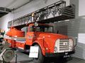 Ein DAF Feuerwehr-Leiterwagen, Baujahr 1962 mit dem DAF V 1600 Chassis: - DAF Museum, Eindhoven, Niederlande