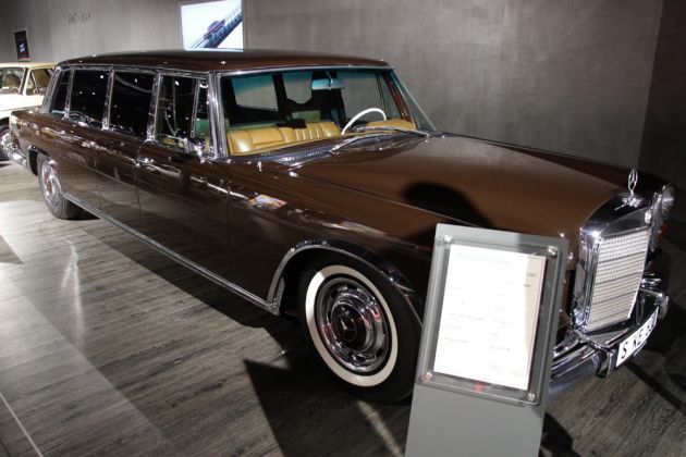 Mercedes-Benz 600 Pullmann, Bauzeit 1963 bis 1981 - V8-Zylinder, 6.332 ccm, 250 PS, 205 kmh Mercedes-Benz 600 Pullmann, Bauzeit 1963 bis 1981 - V8-Zylinder, 6.332 ccm, 250 PS, 205 kmh