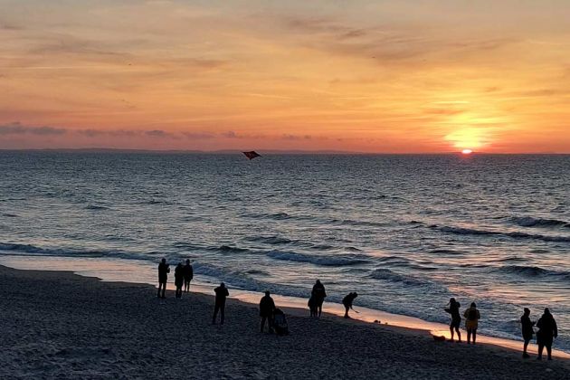 Sonnenuntergang an der polnischen Ostseeküste - Misdoy-Międzyzdroje Sonnenuntergang an der polnischen Ostseeküste - Misdoy-Międzyzdroje