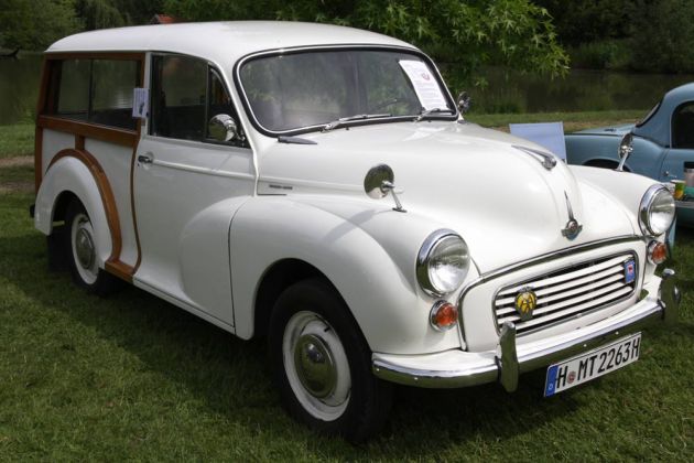 Ein perfekt restaurierter Morris Minor 1000 Traveller ‚Woodie‘ des Baujahres 1970 – British Weekend Rittergut Remeringhausen Ein perfekt restaurierter Morris Minor 1000 Traveller ‚Woodie‘ des Baujahres 1970 – British Weekend Rittergut Remeringhausen