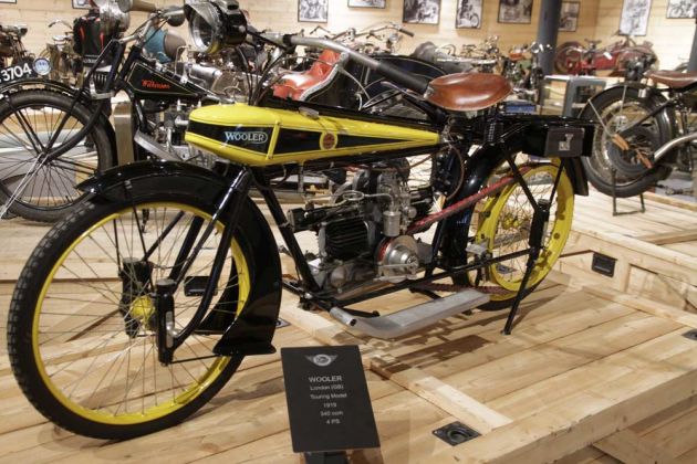 Top Mountain Motorcycle Museum - Wooler Touring Model, Baujahr 1919, 340 ccm, 4 PS Top Mountain Motorcycle Museum - Wooler Touring Model, Baujahr 1919, 340 ccm, 4 PS