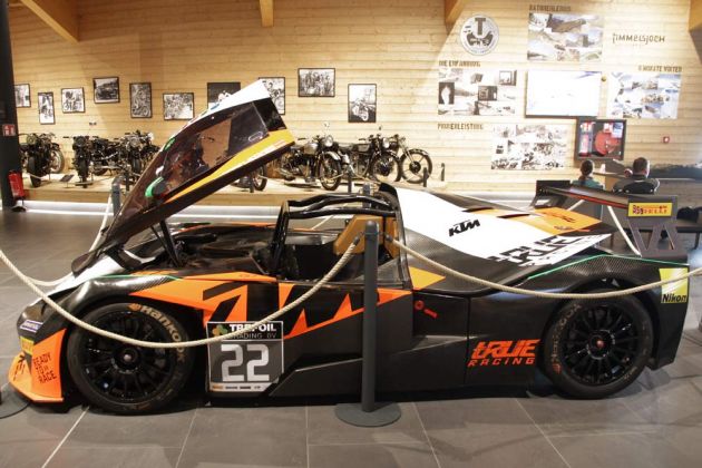 Top Mountain Motorcycle Museum - KTM X-Bow GT 4, Baujahr 2018, 1984 ccm, 360 PS Top Mountain Motorcycle Museum - KTM X-Bow GT 4, Baujahr 2018, 1984 ccm, 360 PS