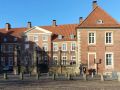 M&uuml;nster in Westfalen im Zentrum des M&uuml;nsterlands - das bisch&ouml;fliche Generalvikariat am Domplatz