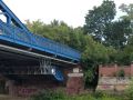 Nienburg-Weser - ein Teil der historischen Bogenbr&uuml;cke &uuml;ber die Weser von 1950 - Br&uuml;cke Nr. 43, km 268,090 