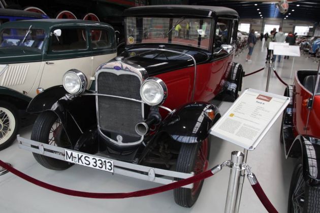 Oldtimer Museum Rügen in Prora - Ford Modell A Tudor de Luxe, montiert 1930 in Berlin Oldtimer Museum Rügen in Prora - Ford Modell A Tudor de Luxe, montiert 1930 in Berlin