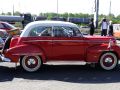 Die Seitenansicht des Opel Olympia des Baujahres 1950 – 9. Klassikertreffen in Seelze im April 2025