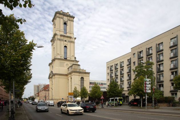 Landeshauptstadt Potsdam - der wieder errichtete Turm der Garnisonkirche Landeshauptstadt Potsdam - der wieder errichtete Turm der Garnisonkirche