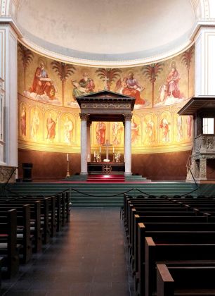 Potsdam, Alter Markt - der Innenraum der klassizistischen St. Nikolaikirche Potsdam, Alter Markt - der Innenraum der klassizistischen St. Nikolaikirche