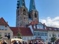 Quedlinburg - der Neustädter Markt mit der Nikolaikirche