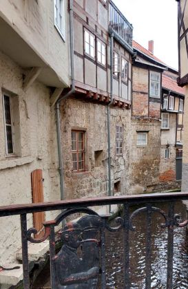 Quedlinburg - der Mühlgraben an der Steinbrücke Quedlinburg - der Mühlgraben an der Steinbrücke
