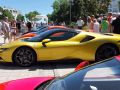 Quiberon Auto Passion 2025 - &nbsp;eine kleine Ferrari-Parade, vorn ein Ferrari SF 90 Stradale