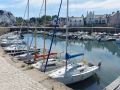 Port Haliguen auf der bretonischen Halbinsel Quiberon - eine Teilansicht des Yachthafens