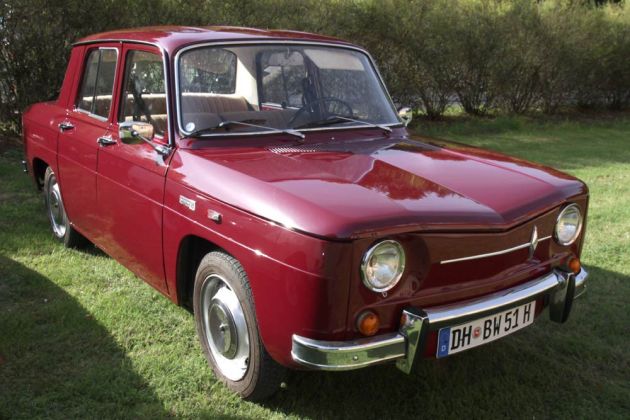 Renault R 8, Bauzeit 1962 bis 1973 - viertürige Heckmotor-Limousine Renault R 8, Bauzeit 1962 bis 1973 - viertürige Heckmotor-Limousine