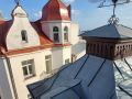 Riga in Lettland - über den Dächern der Altstadt, ein Blick von der Dachterrasse des Hotels Gutenbergs