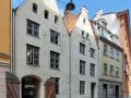 Die Altstadt von Riga - historische Fassaden in der Pils iela 
