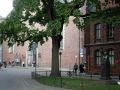 Riga, Lettlands Hauptstadt - das Hauptportal des Doms von Riga und der Herder-Platz