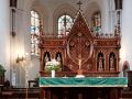 Der Altar des Doms von Riga, eine Innenansicht