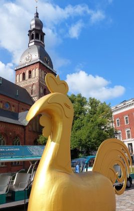 Lettlands Hauptstadt Riga - der Dom St. Marien, vom Domplatz aus gesehen Lettlands Hauptstadt Riga - der Dom St. Marien, vom Domplatz aus gesehen
