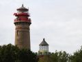 Kap Arkona, Insel Rügen in Mecklenburg-Vorpommern - der 'Schinkelturm' von 1826 und der Neue Leuchtturm von 1905