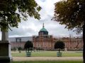 Potsdam - das Neue Palais im Schlosspark von Sanssouci wird gerade renoviert und ist leider komplett einger&uuml;stet