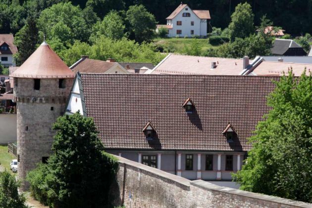 Schmalkalden am Rande des Thüringer Waldes - der Pulverturm Schmalkalden am Rande des Thüringer Waldes - der Pulverturm