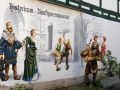 Schmalkalden am Rande des Thüringer Waldes - bemalte Fassade am Zinnfiguren-Museum Historicum