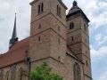 Schmalkalden am S&uuml;dwesthang des Th&uuml;ringer Waldes - die von 1437  bis 1509 erbaute Stadtkirche St. Georg