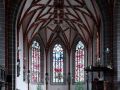 Schmalkalden am S&uuml;dwesthang des Th&uuml;ringer Waldes - der Innenraum der dreischiffigen Stadtkirche St. Georg