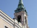 Toruń, Thorn - der Turm der Heiliggeistkirche am Altstädter Marktplatz, dem Rynek Staromiejski