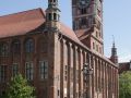 Toruń, Thorn - das barocke Altstädtische Rathaus am Altstadtmarkt, dem Rynek Staromiejski