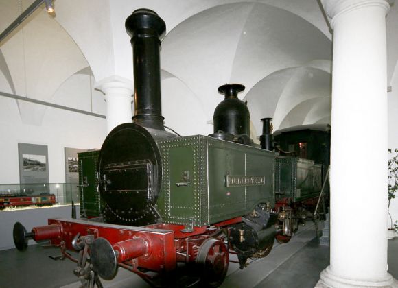 Verkehrsmuseum Dresden - Muldenthal, sie war die drittältste Lokomotive Deutschlands