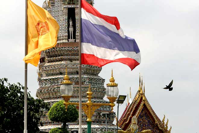 Bangkok - der Wat Arun Tempel